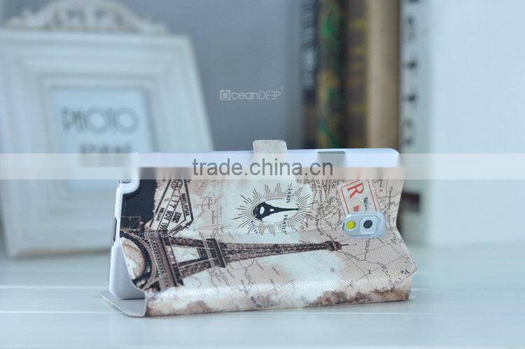 Digital printing leather phone case for samsung galaxy note 3