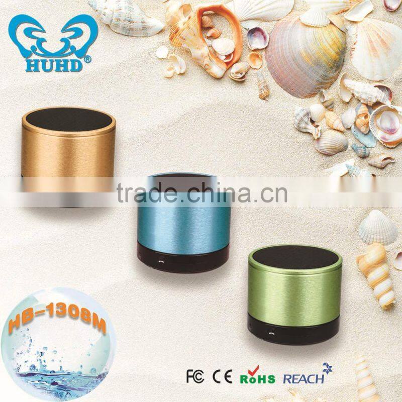 Waterproof Wireless Bass Stereo Mini Bluetooth Speaker With Mic HB-1308M