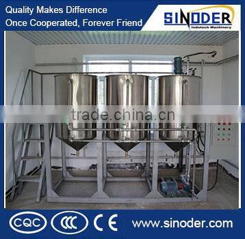 Large capacity first grade oil refinery/oil refinery machine / palm oil refinery