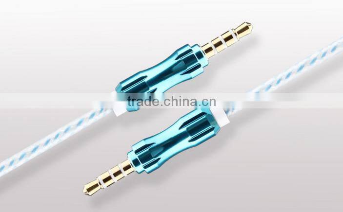 3.5mm male audio aux stereo jack cable