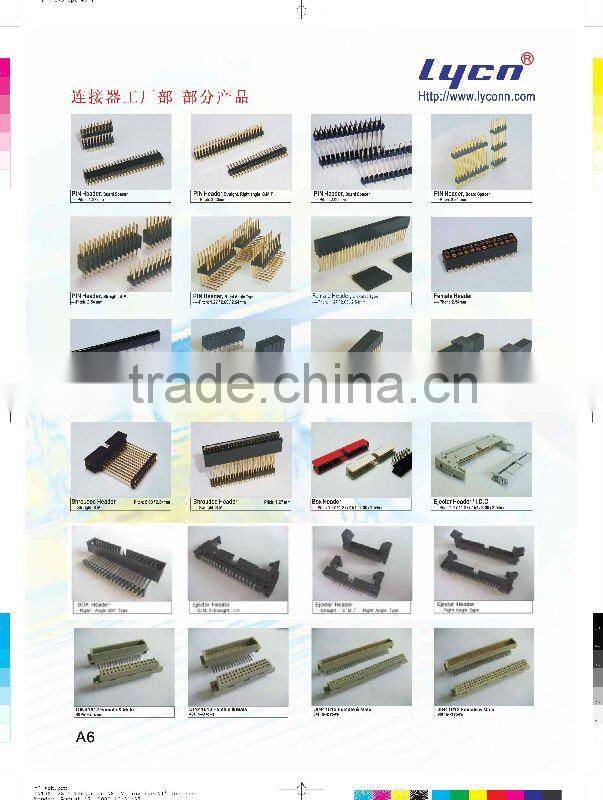 Box Header Pitch 2.54mm Straight Dip Right Angle Dip Type