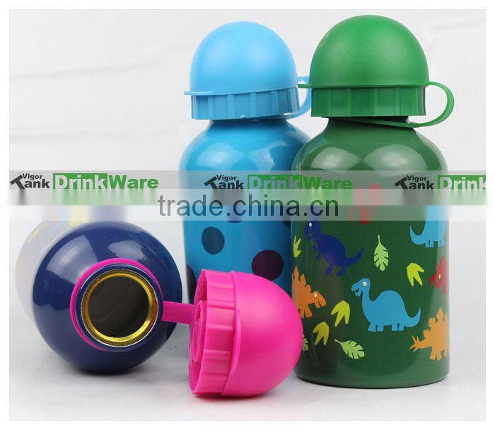 300ml Printing Aluminum Bottle with Cover