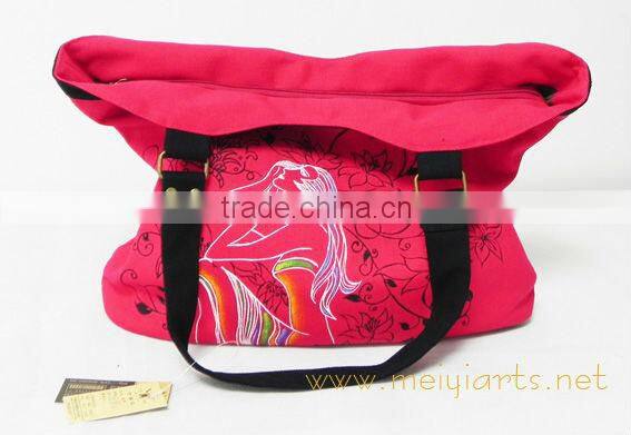 2015 new mei yi brand canvas beach bags fashion handbag