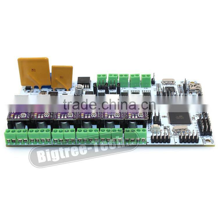 BIQU 2016 highest demand products 3D Printer Kits Mother Board RepRap Rumba Board With 6pcs DRV8825 Stepper Driver