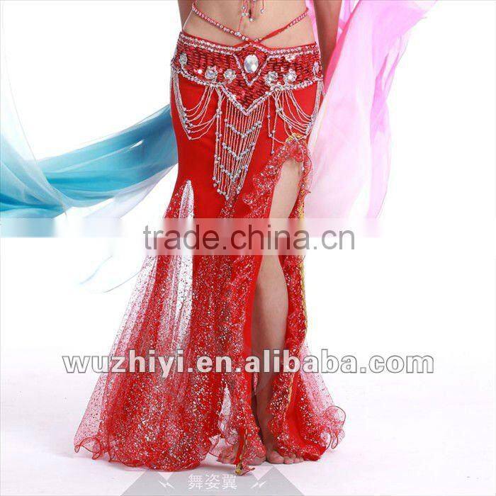 Hot selling fashion an sexy adult belly dance skirt