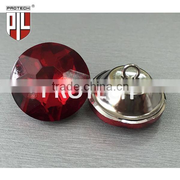 25mm red upholstery crystal buttons for bed manufacturing