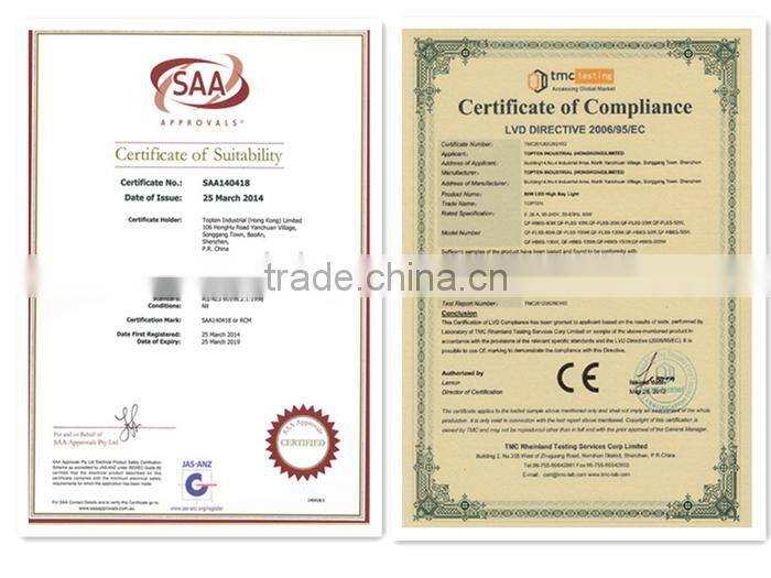 60w led high bay light CE power supply high bay led light industrial