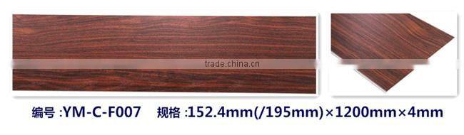 Indoor Wood Grain Click Planks rubber Flooring
