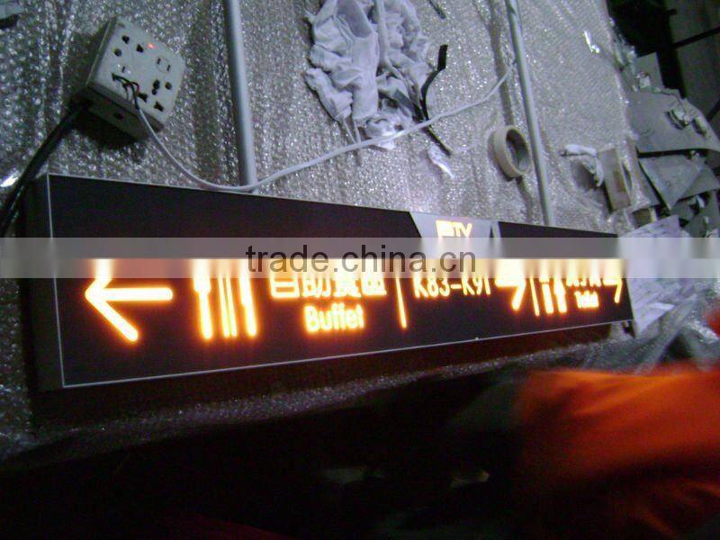 Factory hot sell: 3D aluminium alloy acrylic light sign