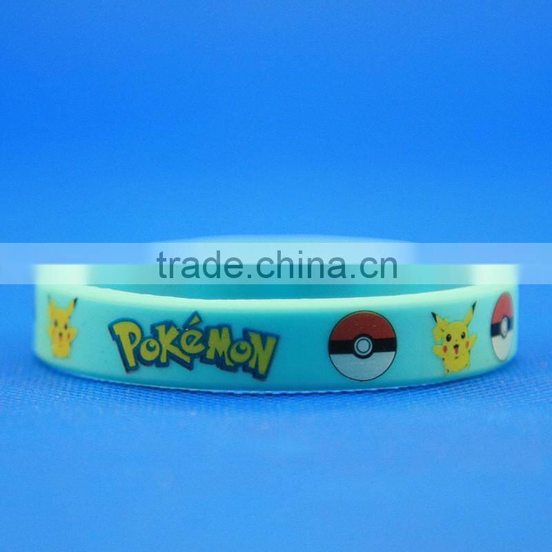 pokemon silicone wristband custom pokemon wristband