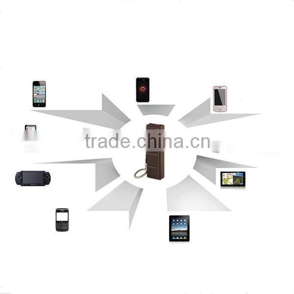 2200mAh Cute chocolate shaped portable power bank 18650 battery OTG power charger