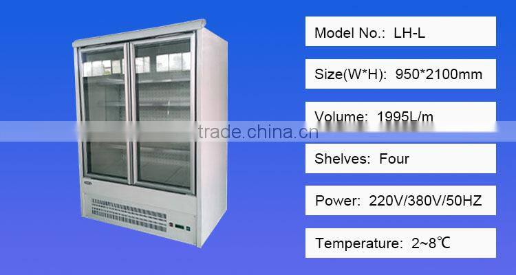 display freezer for supemarket,supermarket open freezer,air blast freezer