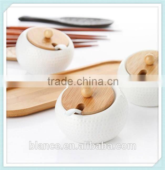 personalized ceramic spices canister set white