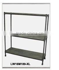 Natural Wood Finish Shabby Recycled Folding Plant Pot