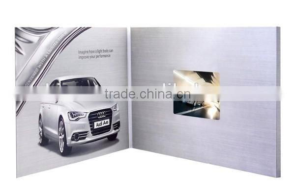 2015 most popular souvenir 2.4" video invitation card,video invitation card,video card for acer