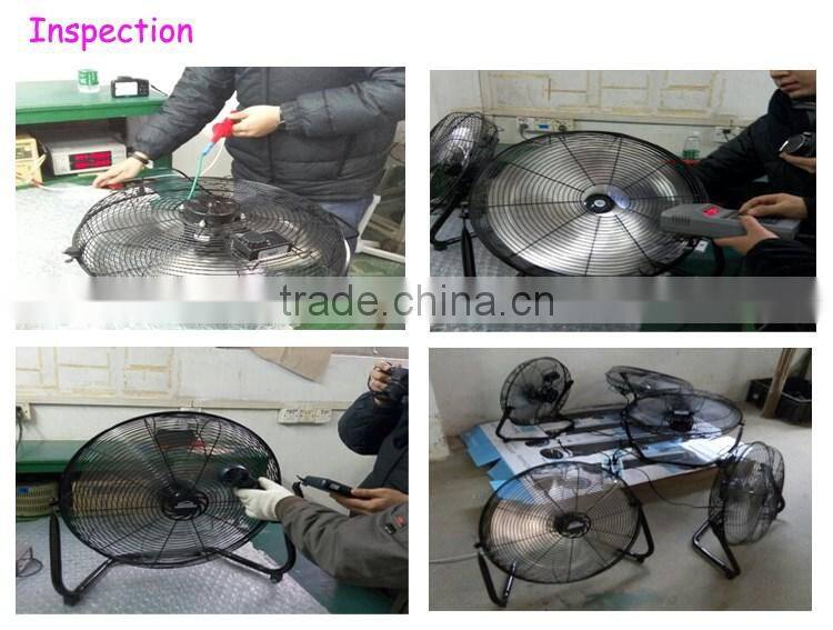 18'' powerful industrial ventilation fan with 100% copper motor