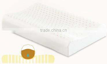 Contour shape latex foam child pillow