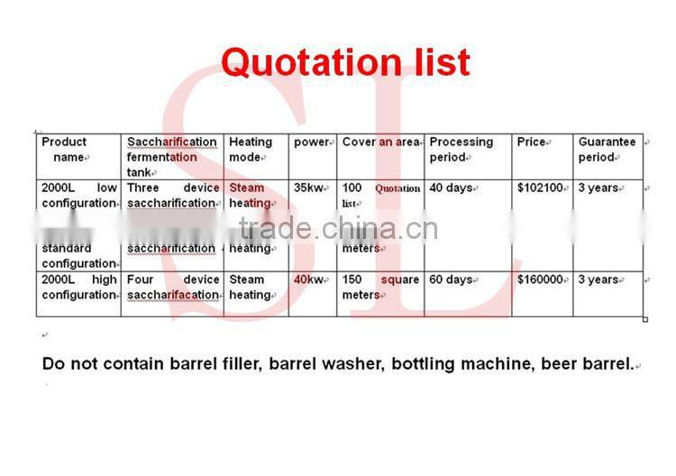 2000l beer brew pot beer brewing