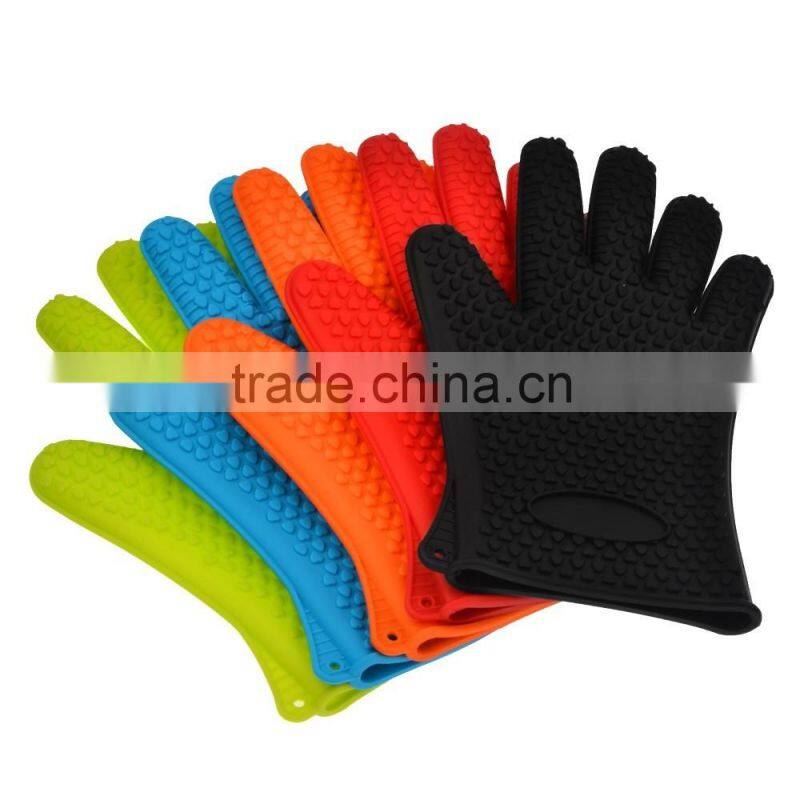 high heat-resistant silicone bbq Grilling gloves and claws