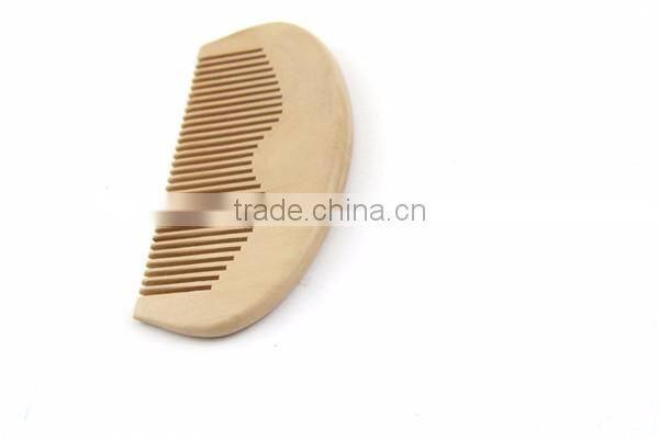 Pear wood wooden beard personalized hair comb