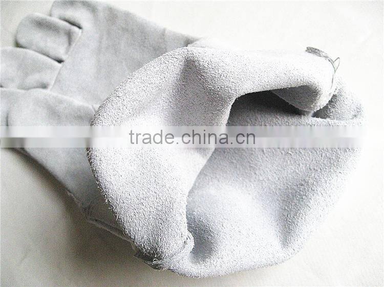Factory Price Cow Split Leather Welding Gloves Exporters Of Faisalabad