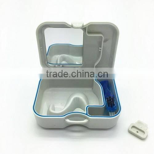 Promotional Square Denture Box With Mirror And Brush