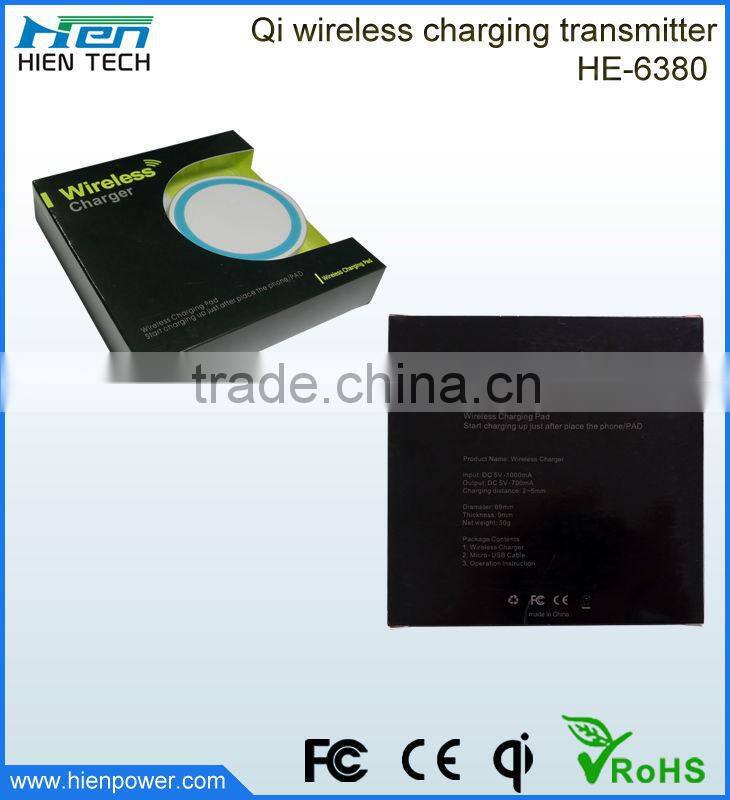 Hot selling protable Wireless mobile Charger , multiple color for your choice