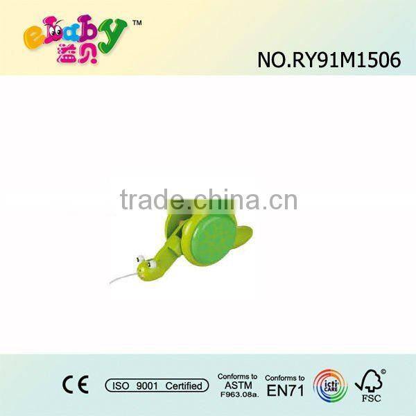 wooden zebra pull along toys