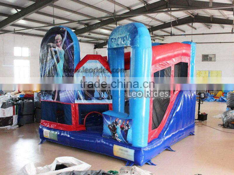 Inflatable Frozen Bouncy Castle 5 In 1 Combo