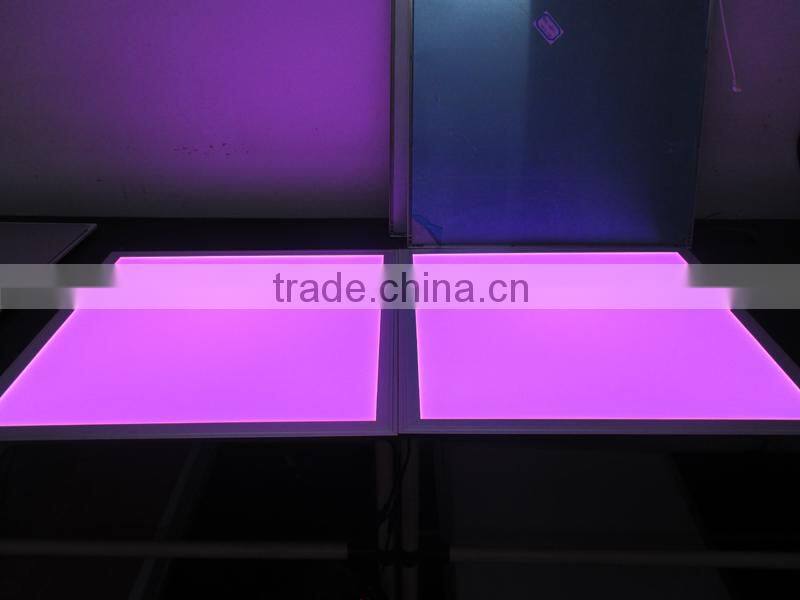 ISO9001 Certified Manufacturer CE approved 32W DMX 600X600 RGB LED Panel Light for DMX512 Dimming System