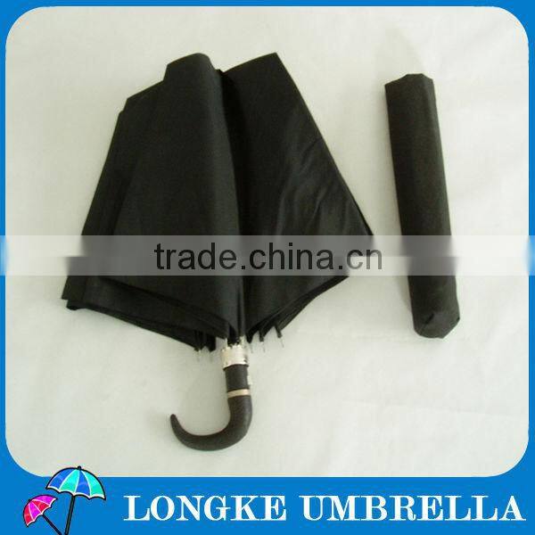 soild 2 fold automatic umbrella, Black 2 fold umbrella