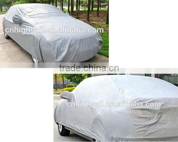 silver waterproof coating heat insulated inflatable car cover