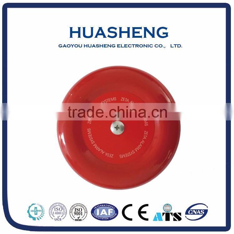 Direct manufacturers fire alarm bell red color round fire alarm bell