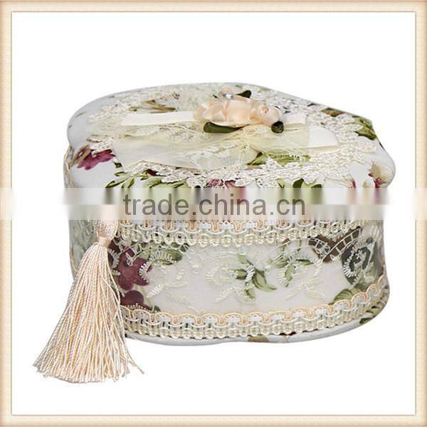 Beautify Fabric cosmetic box for jewelry
