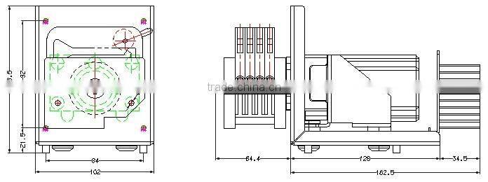 JIHPUMP OEM peristaltic pump easy install support type of flow rate less than 33.9ml/min