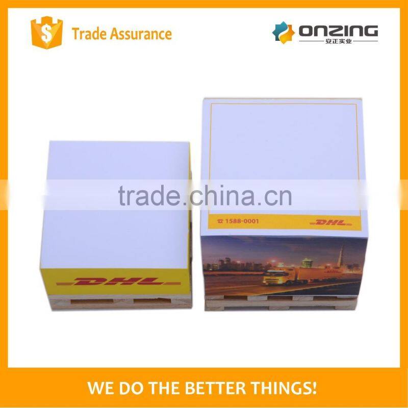 High quality 4 sides printing promotional paper memo cube
