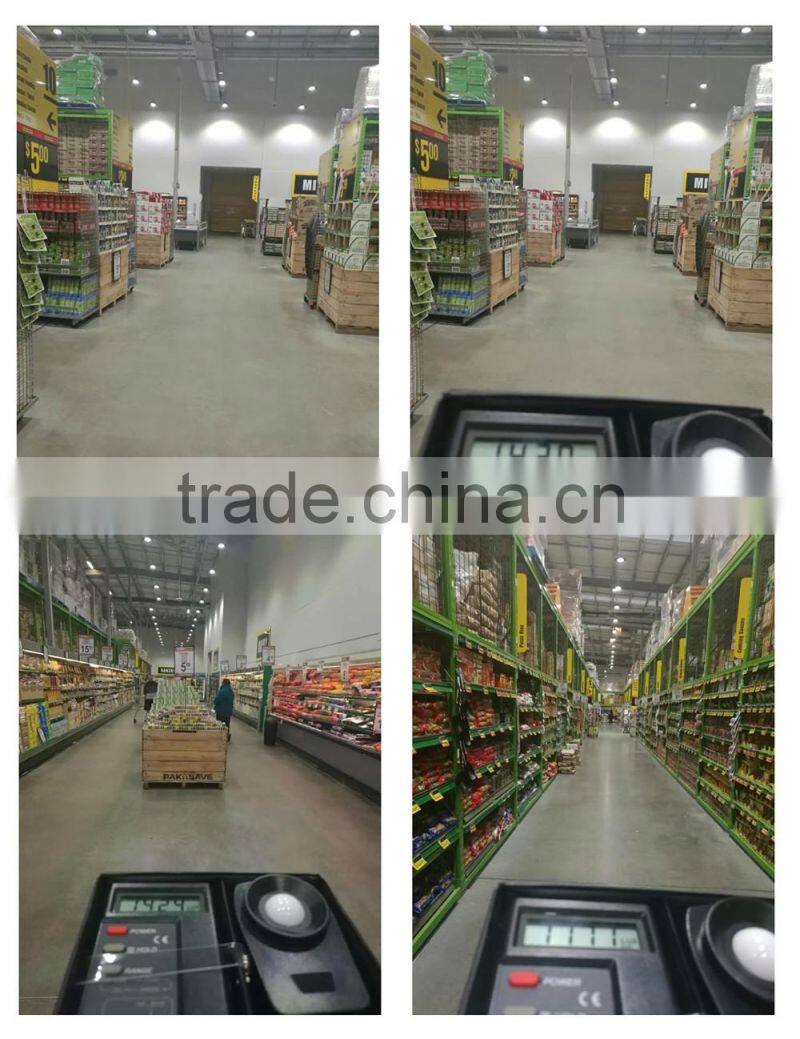 Industrial 120W UFO LED High Bay Light IP66 Dimmable for Warehouse Factory Supermarket
