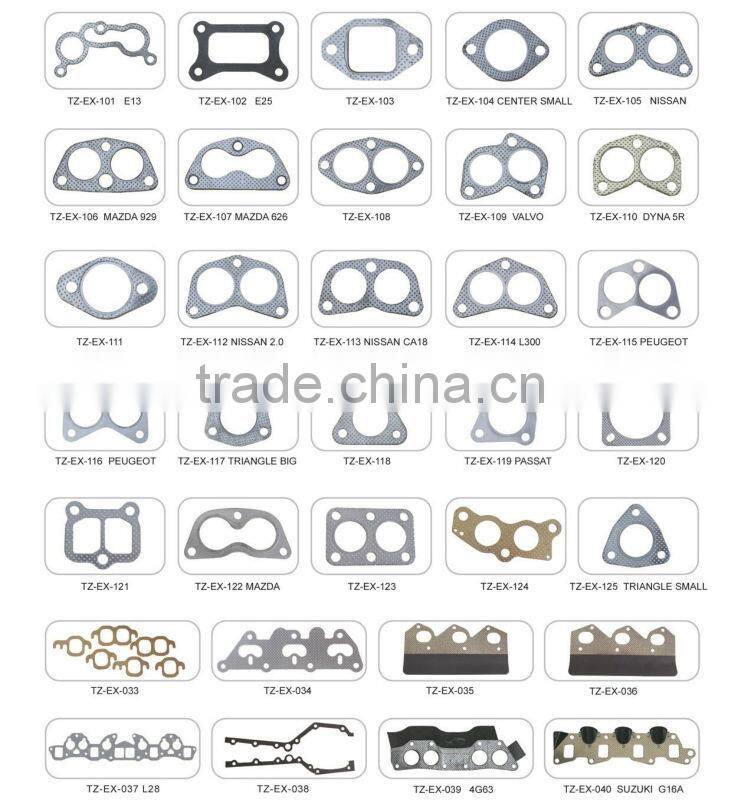 Exhaust Manifold Gasket for NISSAN, MAZDA, PEUGEOT, PASSAT, SUZUKI,COROLLA