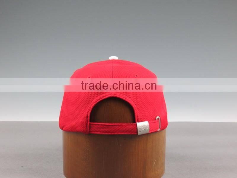 Red Mesh University Sports Caps Promotional Outdoor Baseball Caps