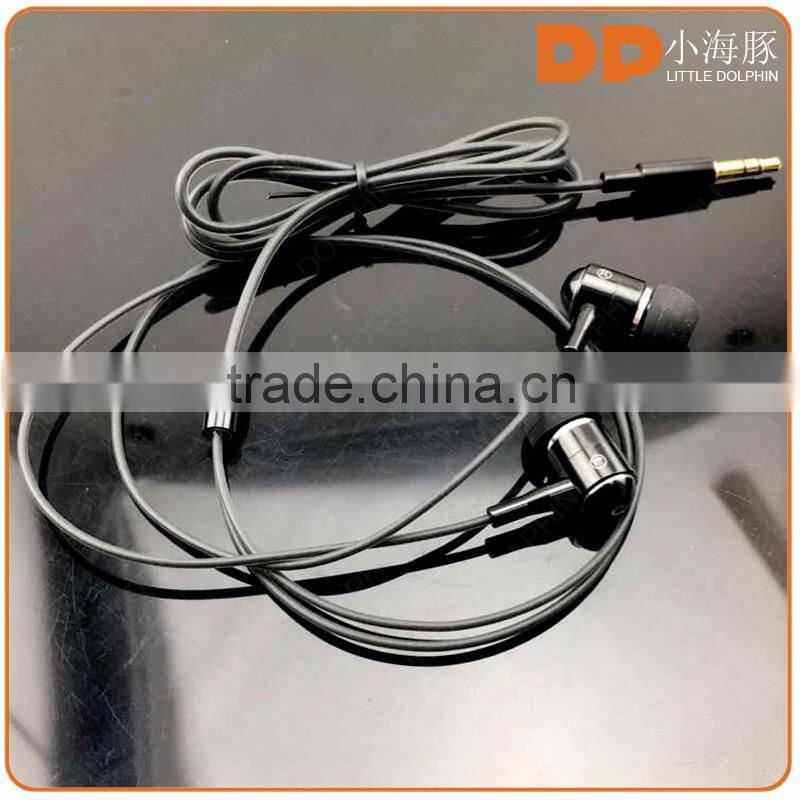 wholesale earphones super stereo noise cancelling metal glowing mp3 headphones fluorescence earphone
