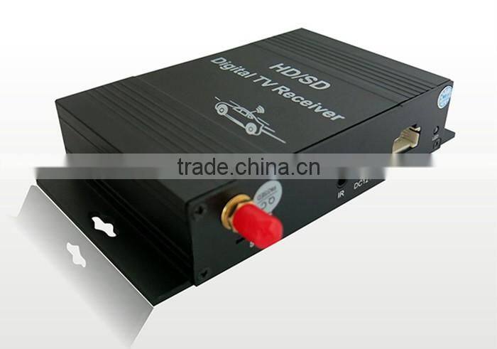 Four way Box Car Mobile ATSC USA Digital TV Receiver M-488X Voltage DC12V For Car DVD Player 4 Video Output