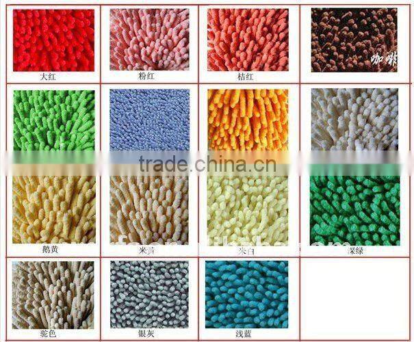 Fabric& chenille fabric (can be usde to making glove,carpet etc.)