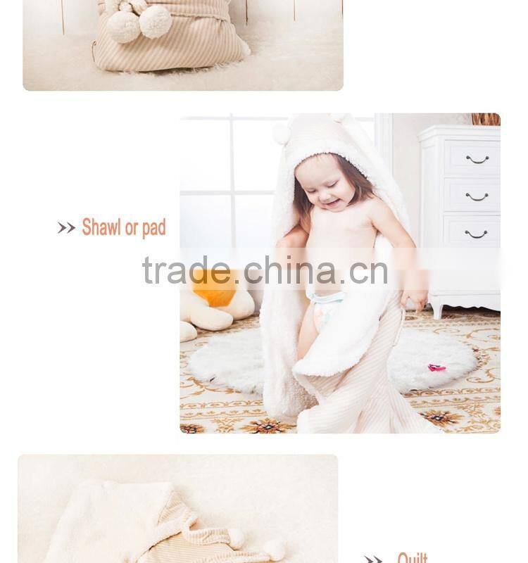 Shu Velveteen baby newborn blankets yellow style