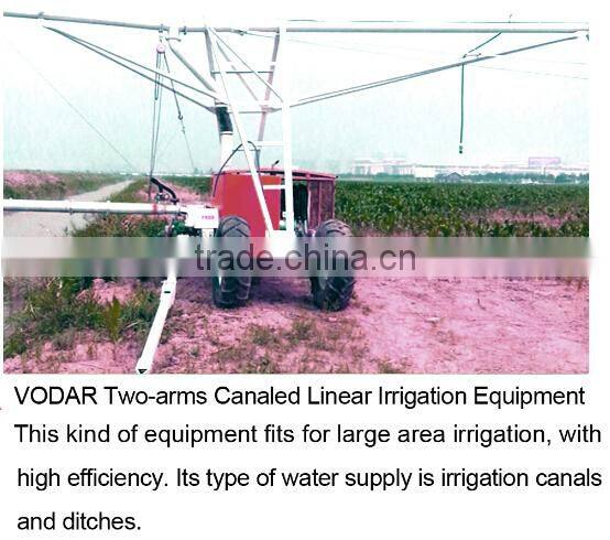 Two-arms Canaled Linear Irrigation Equipment with low price