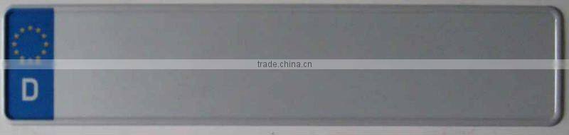 vehicle license plate