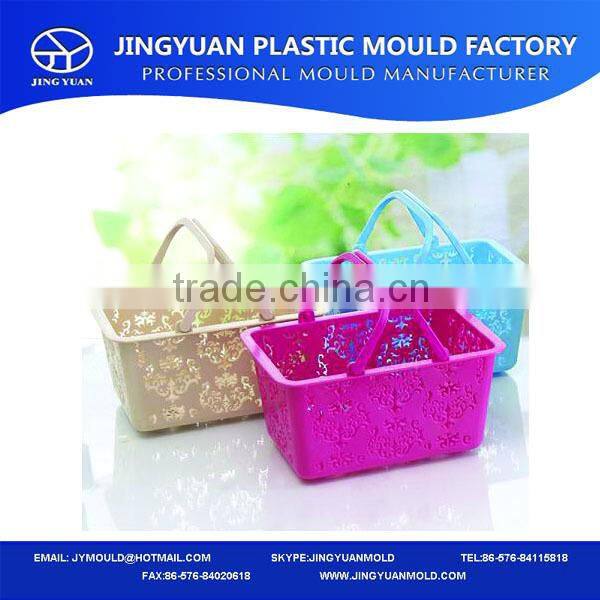 Durable Plastic Injection Fruits Storage Basket Mould Manufacturer/Plastic Injection Fruit & Grocery Storage Basket Mold supply