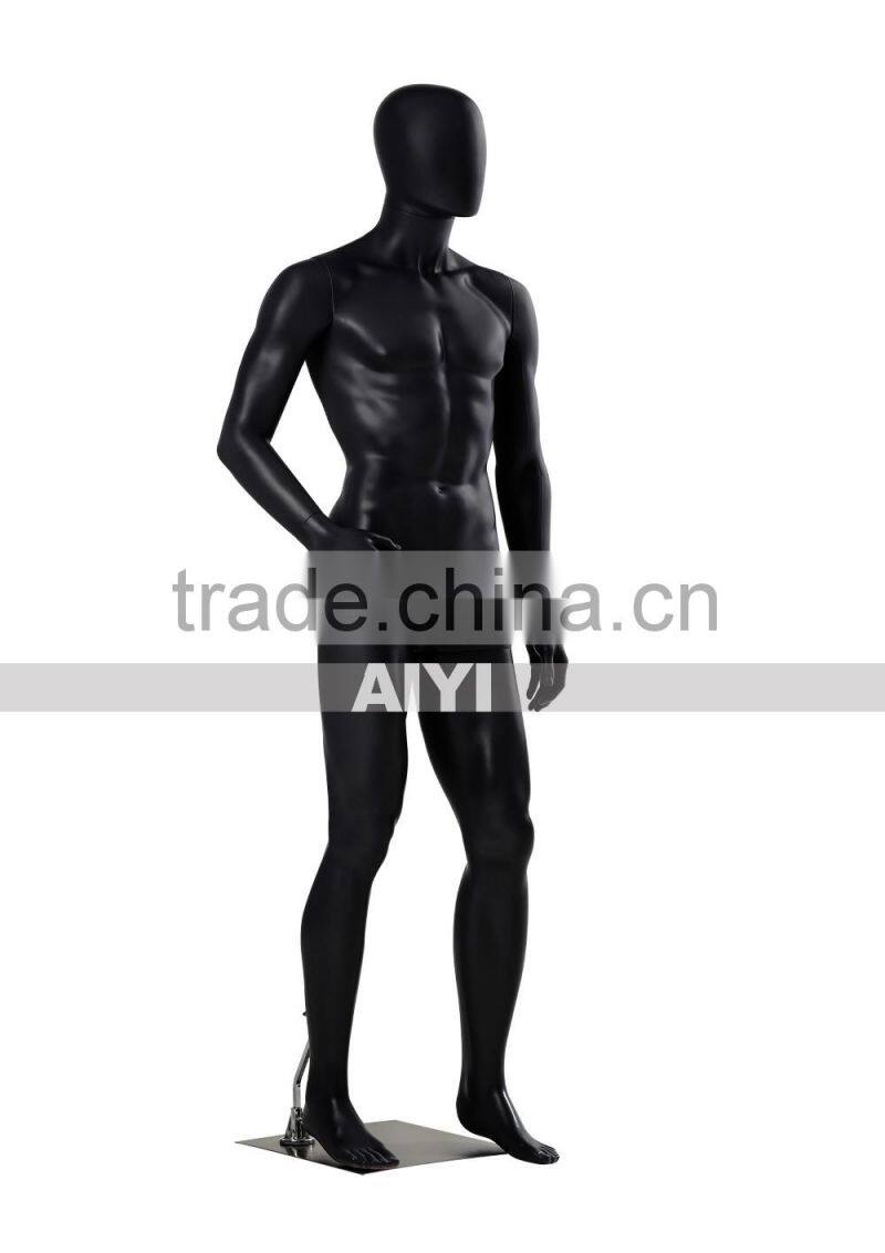 Fashion designer window full body male mannequin