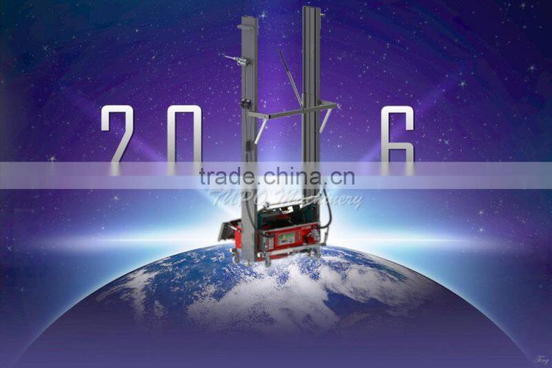 Construction concrete wall plastering machine/rendering machine