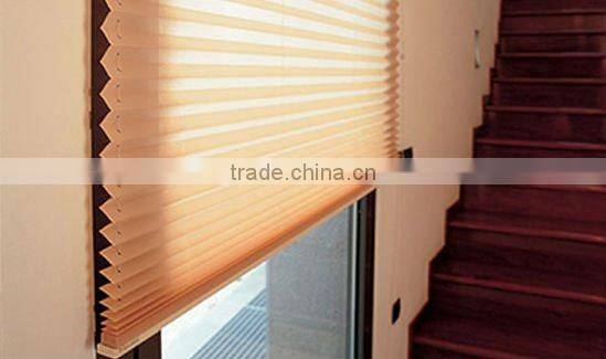 Pleated Roller Window Blinds With Plastic Clip