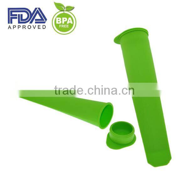 Non-sticky newest silicone ice cream popsicle mold